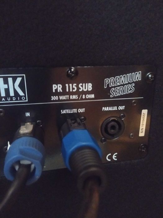 Sprzedam zestaw głośników estradowych HK audio PR 112 i PR 115 SUB.