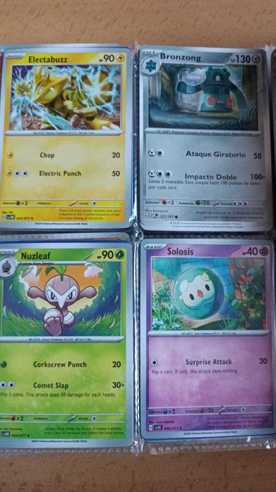 Pokemon - conjunto de cartas