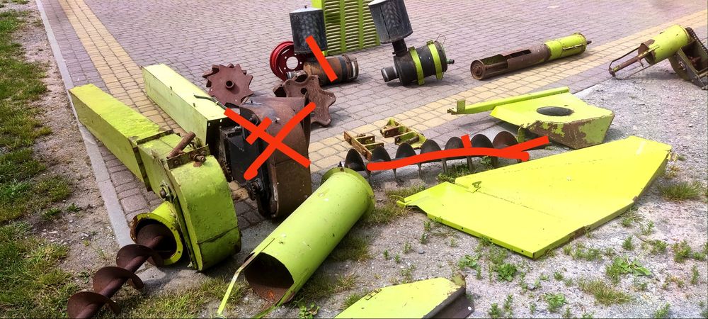 Claas dominator 86.96.88.98 106,108 sieczkarnia kosz sprzęgło