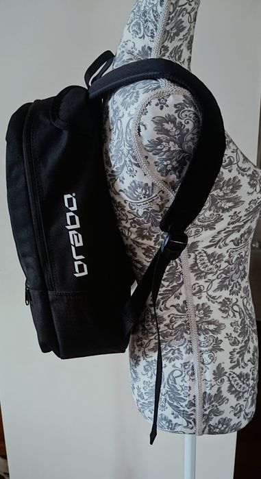 Plecak Brabo Team TC JR czarno-biały, unisex