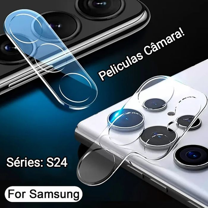 Película Vidro P/ Câmara Samsung S24 / S24 Plus / S24 Ultra /S22 Ultra