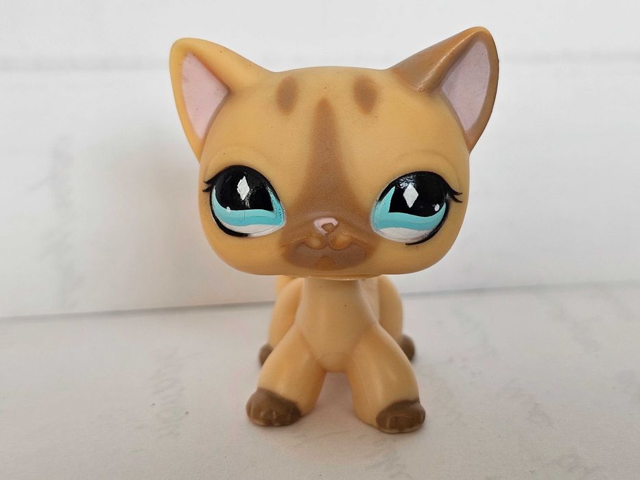 Oryginalny Littlest Pet Shop shorthair #886 kotek LPS