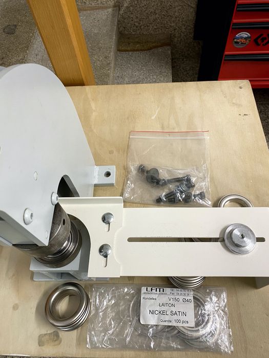 Prensa manuel de ilhos para fazer cortinas