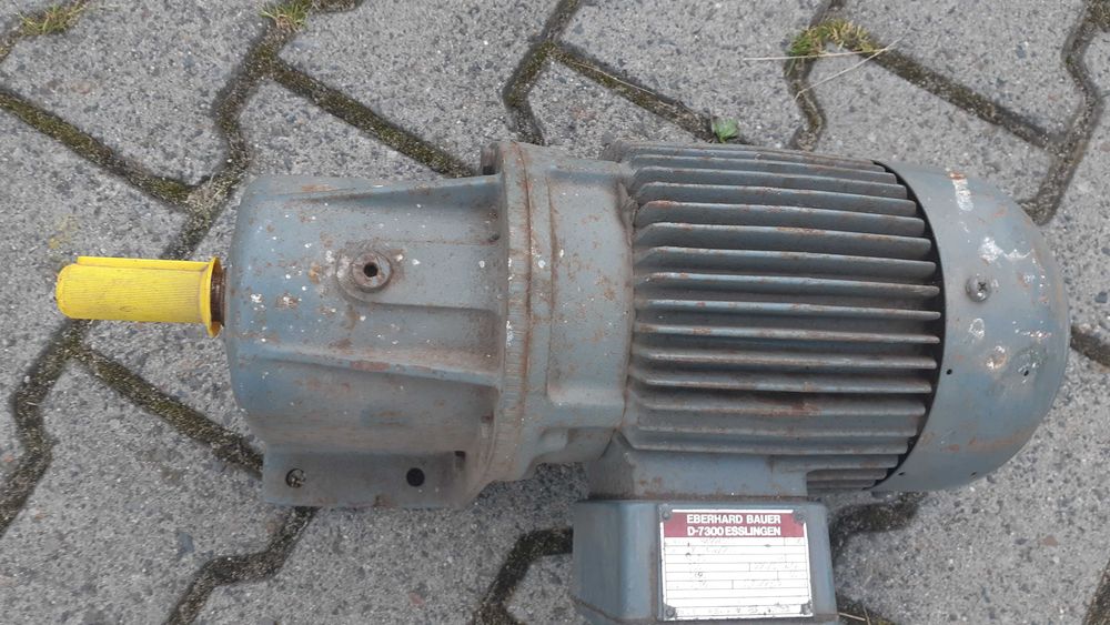 Silnik trójfazowy 380V 0,75kW z motoreduktorem