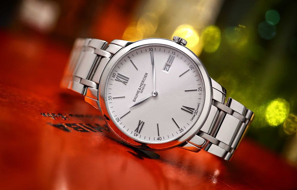 Baume & Mercier M0A10354 Classima 10354 - 40mm Elegancki Zegarek Męski