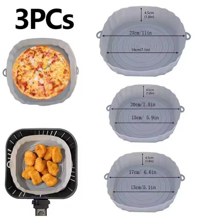 Formas Silicone Air Fryer - NOVAS