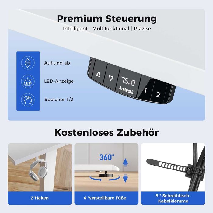 Nowe elektryczne / regulowane / biurko / stół / blat / 120x60CM !R34!