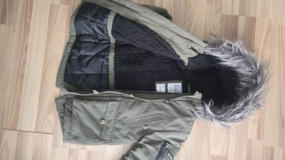 Kurtka zimowa parka 104 cool club khaki