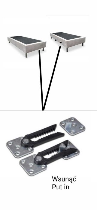 Łóżko tapicerowane Glamour 120x200 cm