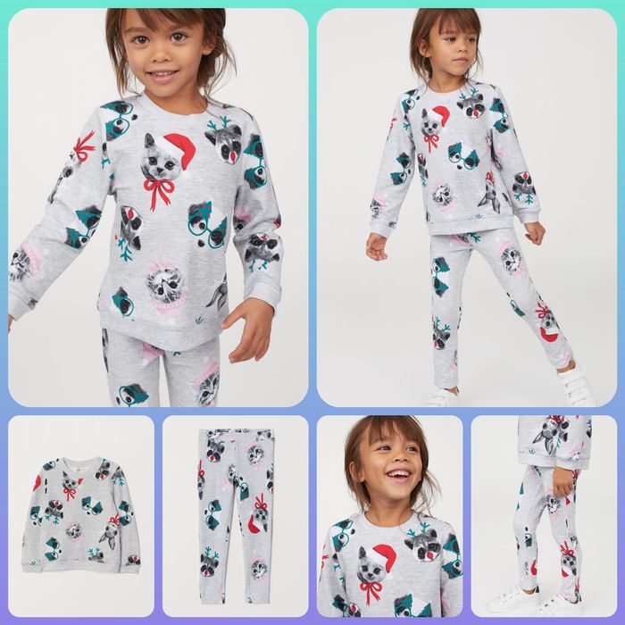 Костюм свитшот и штанишки h&m 6-8