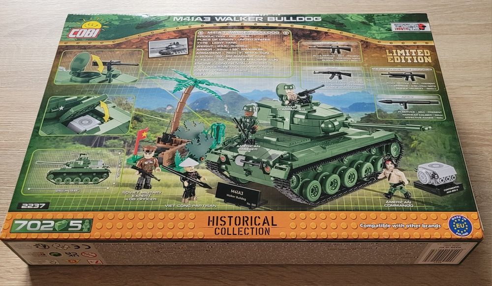 Cobi 2237 Walker Bulldog Figurka John Rambo Sylvester Stallone Limited