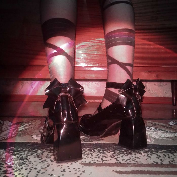 Лакові Туфлі Мері Джейн Лоліта 35 розмір на підборах