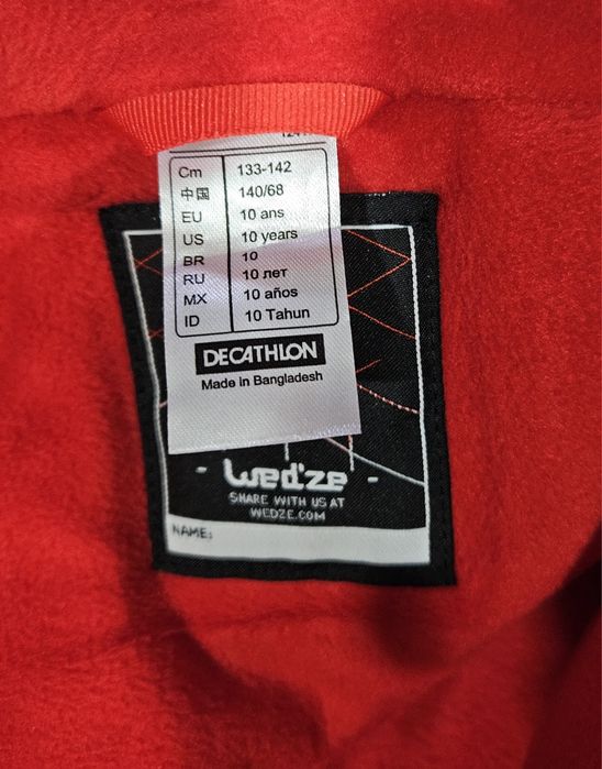 Fato neve wedze criança