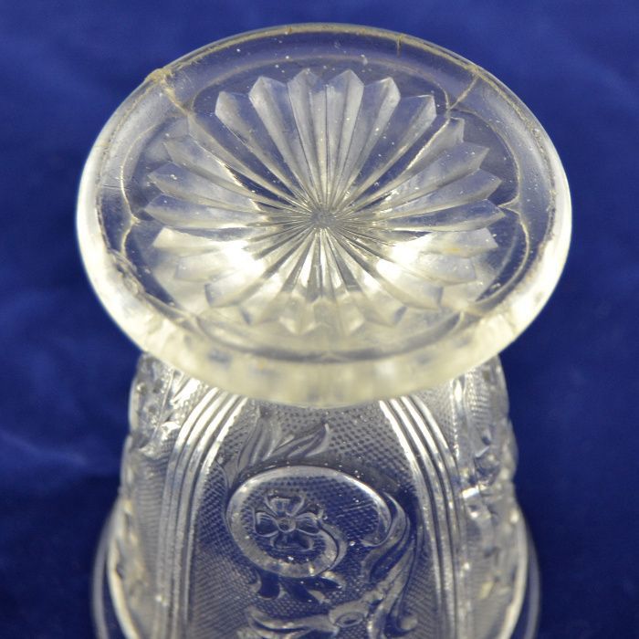 Copo e prato em Vidro da Marinha Grande – Séc. XIX / XX