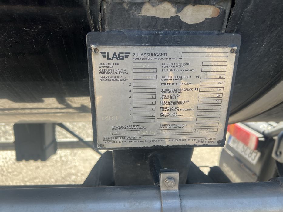 Lag cysterna do bitumu