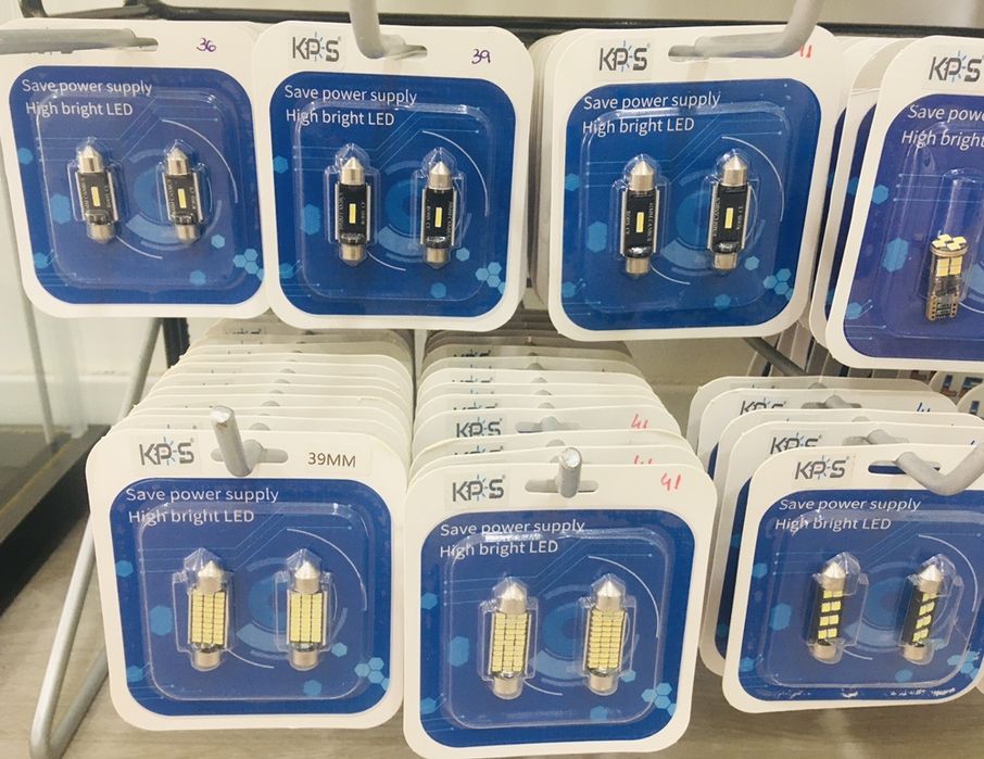 Led c5w tubular 31/36/39/41mm 8w canbus