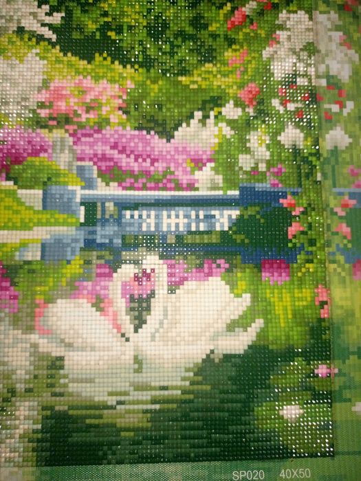 Готова картина з алмазної мозаїки