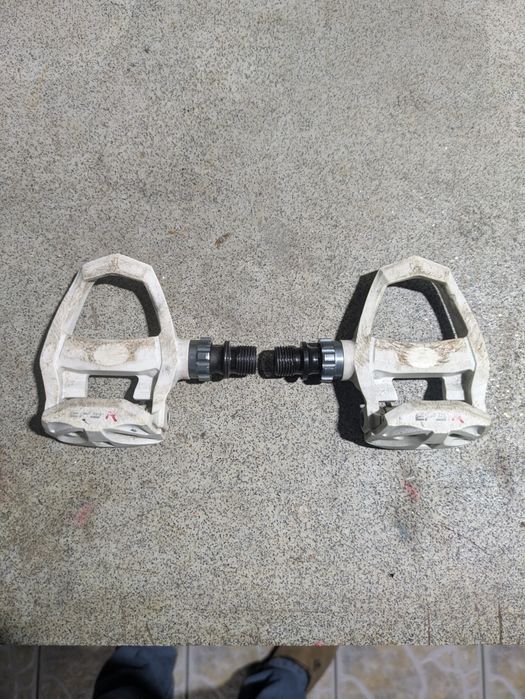 Sapatos mavic com pedais de encaixe para bicicleta de estrada