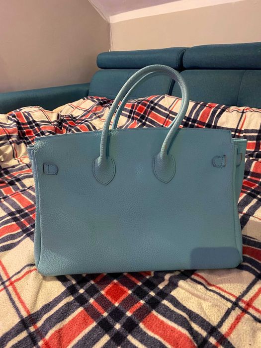 Torebka damska niebieska stan bardzo dobry