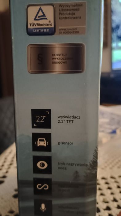 Kamera samochodowa, rejestrator jazdy.