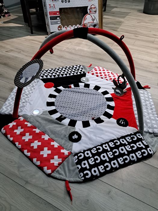 Mata kontrastowa sensoryczna do zabawy 3W1  canpol babies