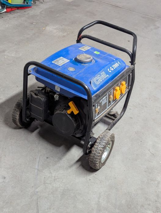 Agregat prądotwórczy CMI C-G 2000-1 + kosiarka elektryczna GRATIS