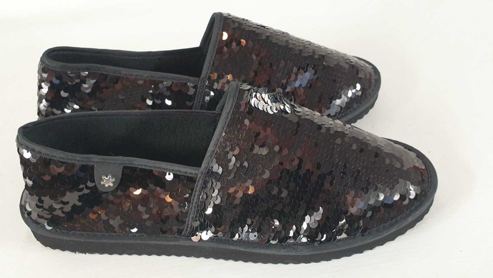 flip flop espadryle   cekiny rozmiar  37