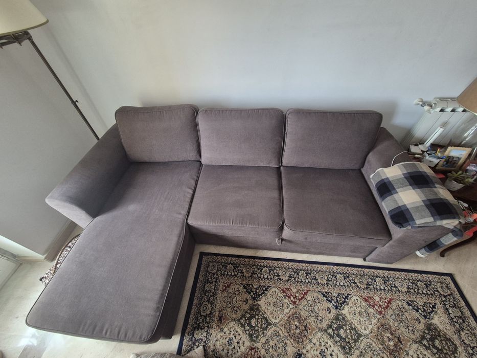 Sofá Chaise Longue com cama - ótimo estado