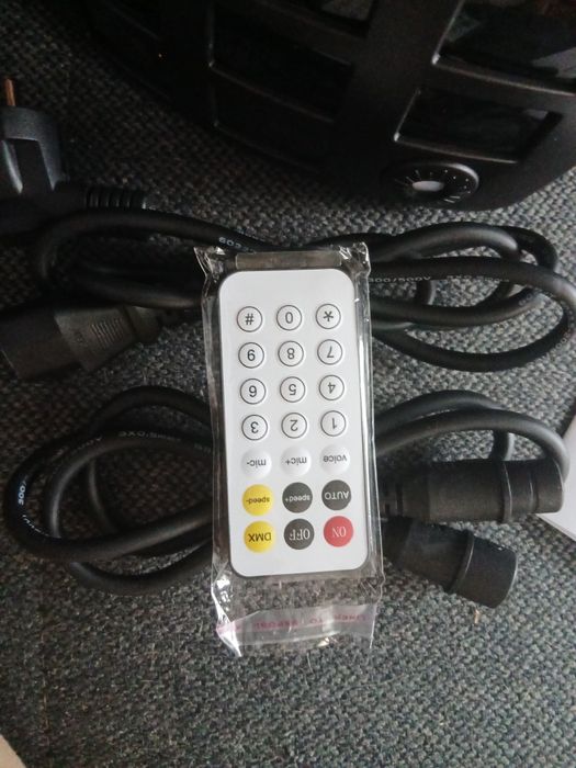 LED oświetlenie sceniczne DMX512 RGB 2 w 1, dyskotekowy, sterowanie