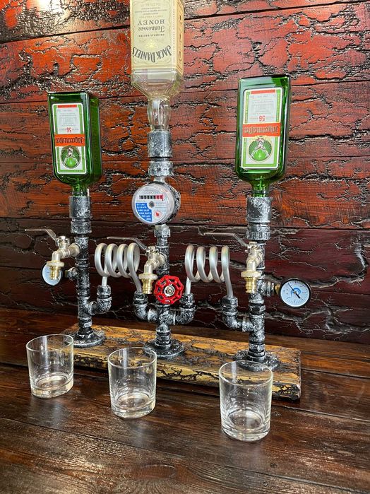 Nalewak, stojak do alkoholu "Symbioza-2" z licznikiem