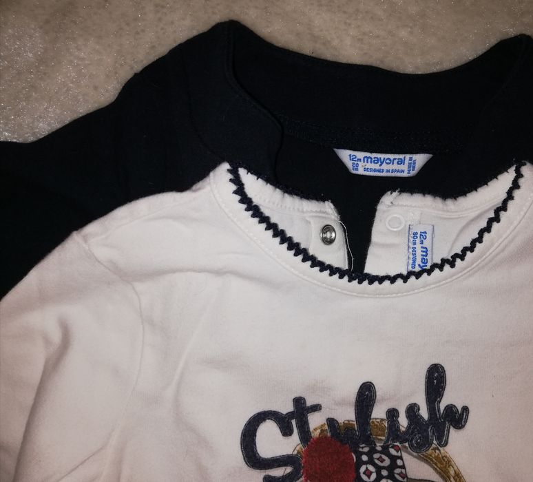 Casaco + t-shirt - mayoral Tamanho 12m