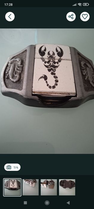 Zapalniczka klamra do paska