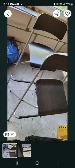 Krzesła barowe Franklin 2 szt, hokery