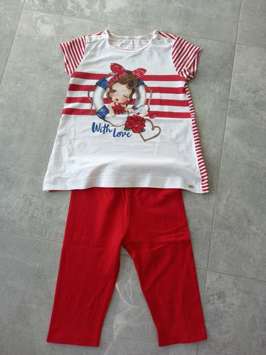 Komplet dla dziewczynki Mayoral 116 bluzka, leginsy