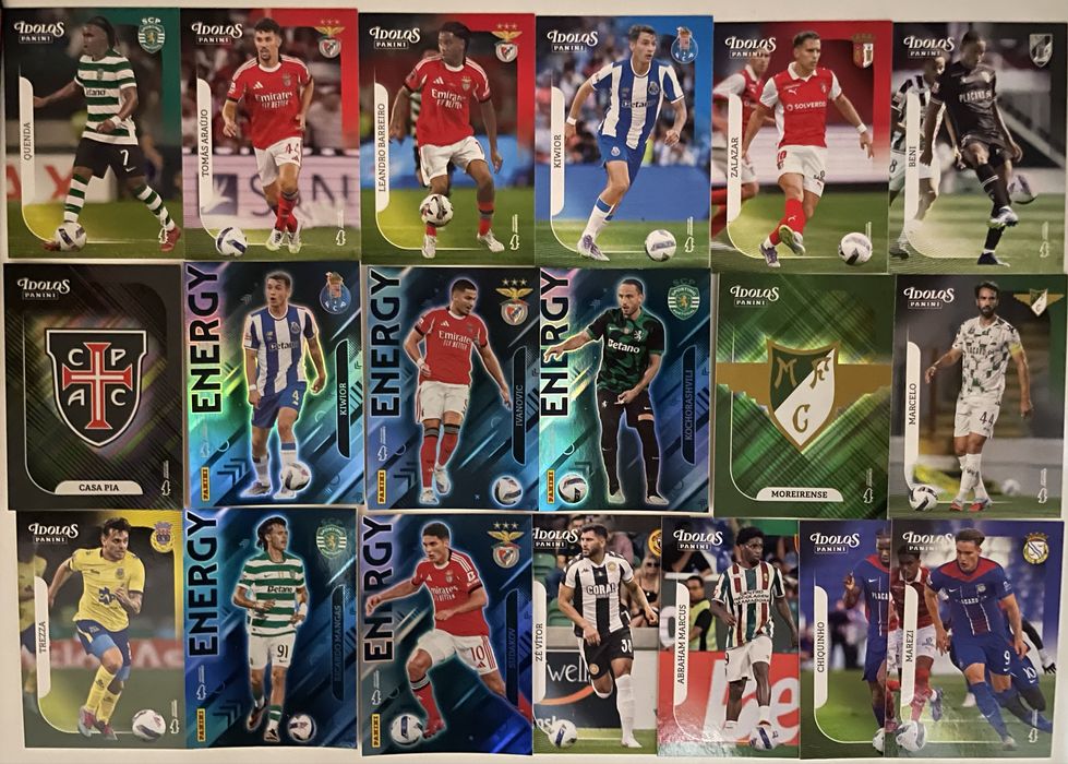 ÍDOLOS Panini cartas para venda