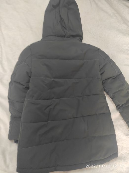 Зимова подовжена  куртка хлопчик