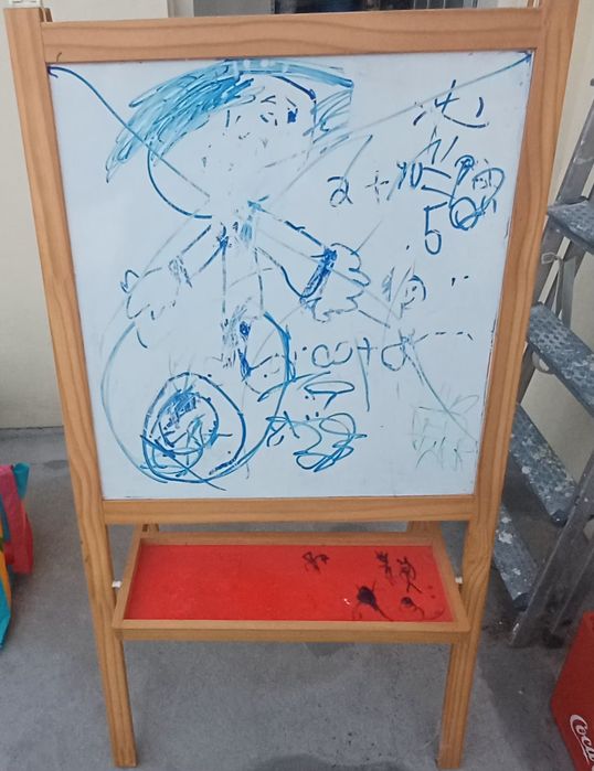 Quadro grande de ardosia  2 lados