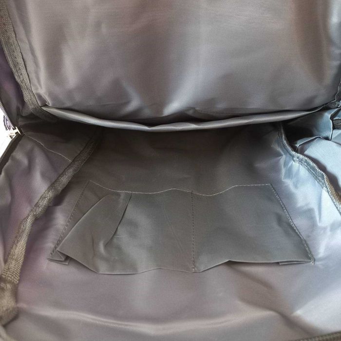 Шкільний підлітковий рюкзак з USB кабелем та хутряним помпоном Новий