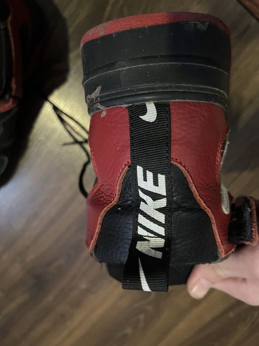 Зимові червики Nike Air force 1 шкіряні