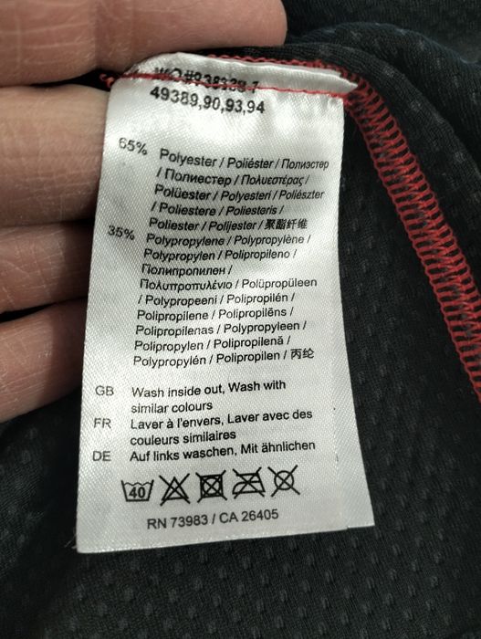 Helly Hansen, piękna szara koszulka funkcyjna, r. L