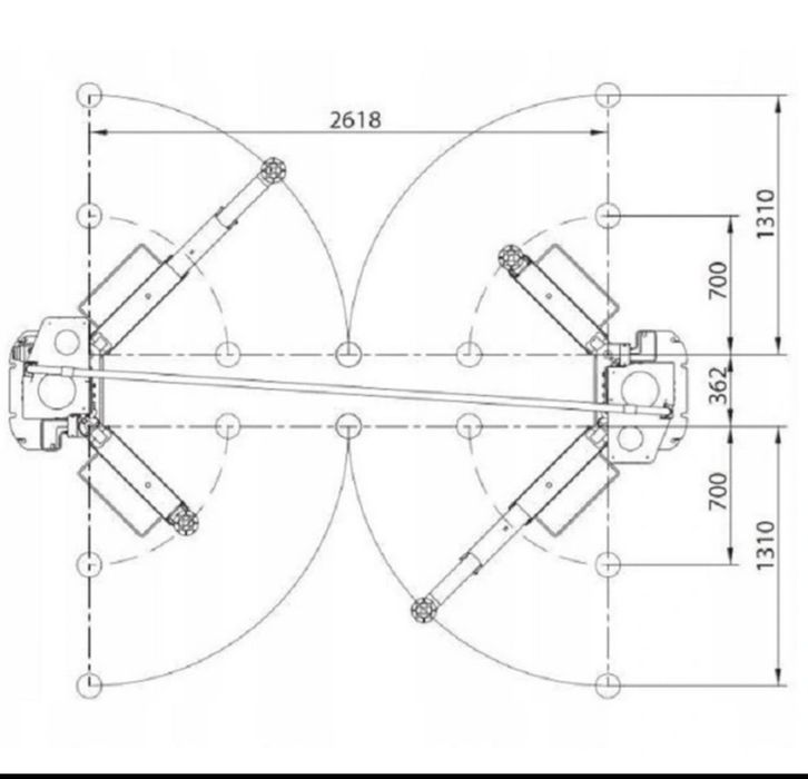 Podnośnik dwukolumnowy Ravaglioli  4200kg