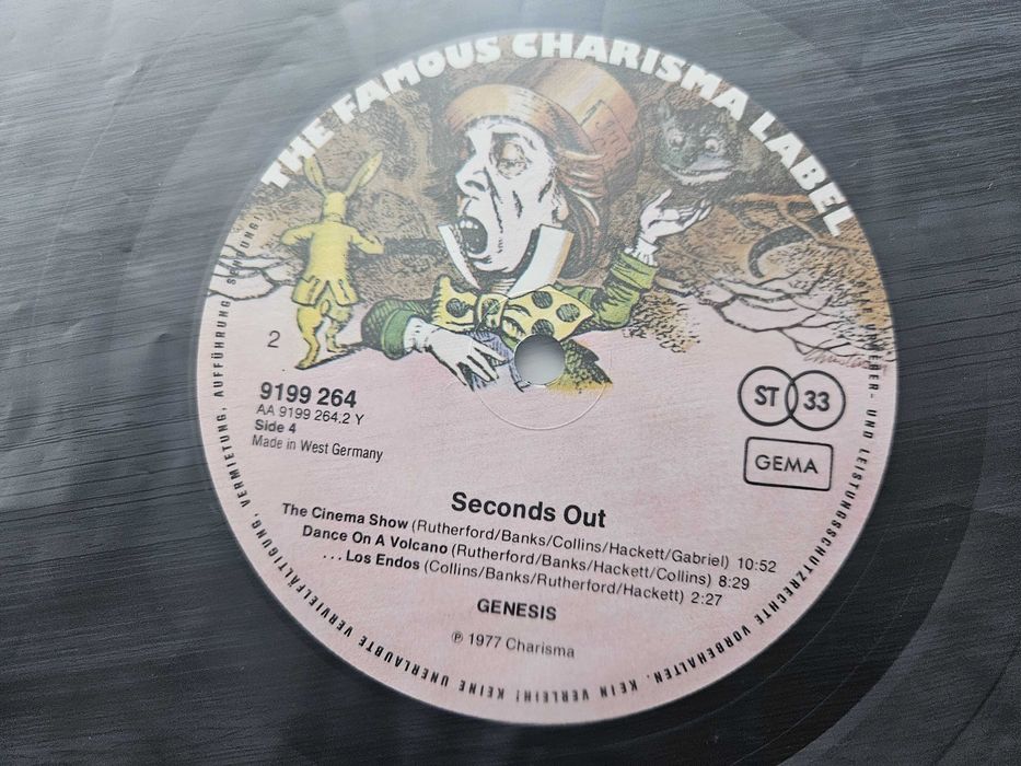 GENESIS Seconds Out 2 LP 1977 Charisma NM Bez rysek, papierówek OKAZJA