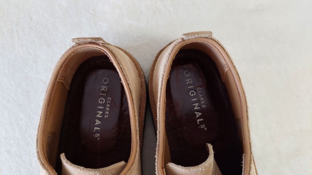 Замшевые Clarks Desert London(туфли,ботинки,кроссовки)