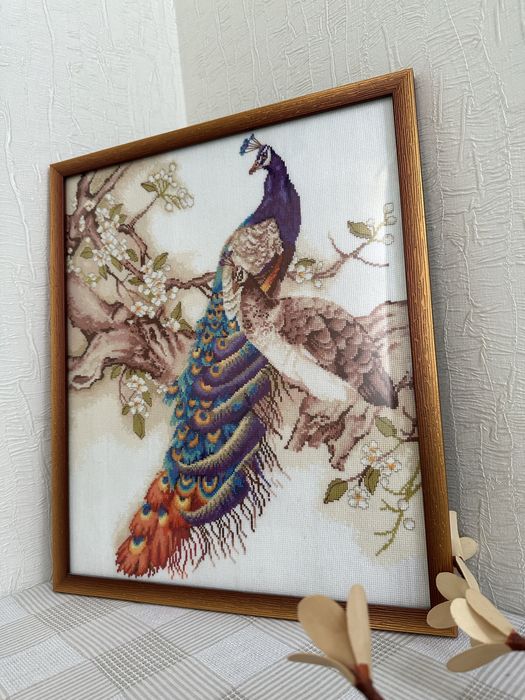 Картина вишита нитками