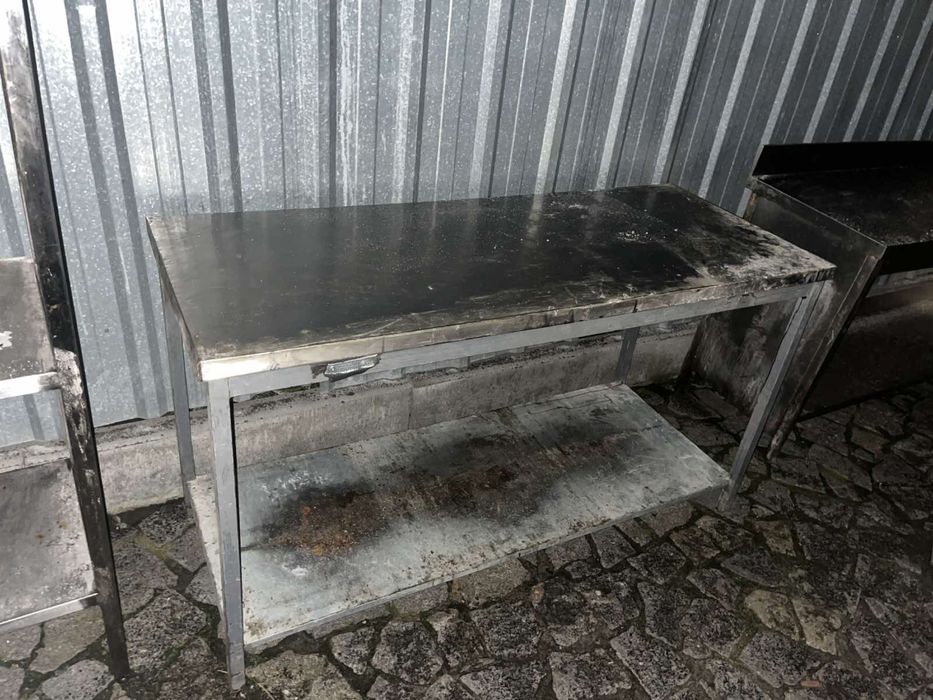 Стелаж оцинковка, столи нержавійка