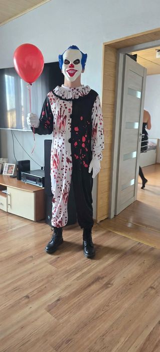 Strój hallowen klaun