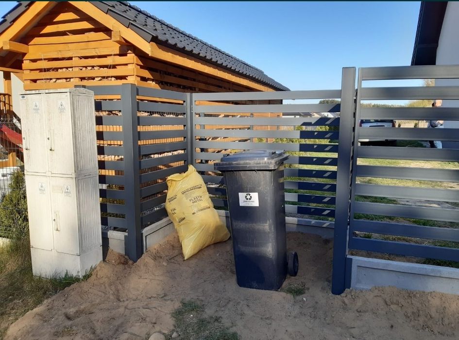 Ogrodzenie palisadowej, panelowe 3d, bramy furtki, montaz