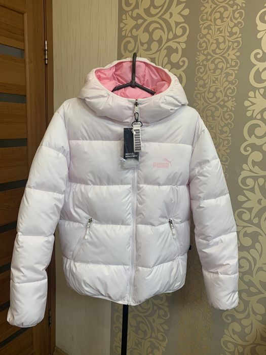 Куртка Пуховик  Puma детский Двухсторонний.  1104-152, XS- XXL