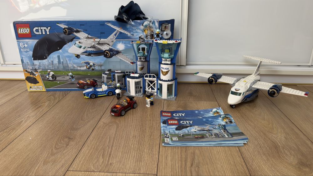 Klocki Lego city 60210 unikat policja powietrzna samolot