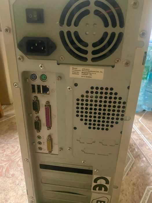 Komputer PC ECS k7s5a płyta główna zasilacz procesor